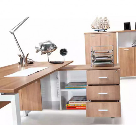 Office furniture desk filing cabinet coffee table 4-piece set furnishing