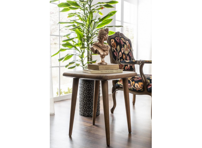 Modern side table coffee table luxury wooden furniture living room brown