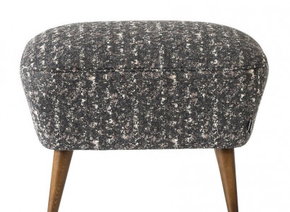 Modern stool, footstool, upholstered furniture, sitting stool, gray seat, new