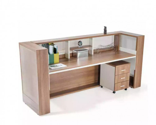 Reception desk table furniture counter practice law office bureau hotel