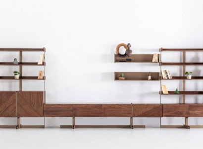 Modern living room wall unit display cabinet TV stand shelf living room furniture wood new