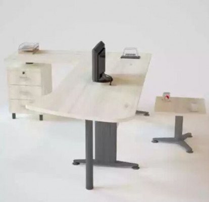 Luxury Desk, Chest of Drawers, Coffee Table 3-piece Set Furniture, Interior Table Wood