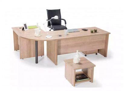 Corner desk table furniture sideboard office furnishing practice law office furniture 3-piece set