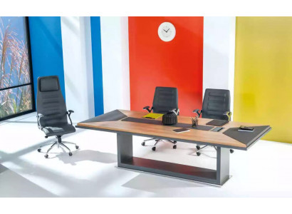 Comfortable stylish conference table desk office furniture wood