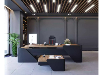 Luxury Desk + Coffee Table Modern Table 2-piece Furniture Setup