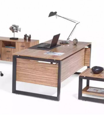 Office furniture desk chest of drawers filing cabinet coffee table set of 4 pieces.