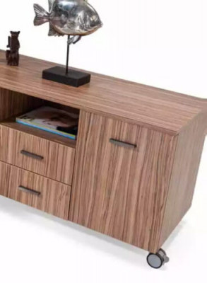 Office furniture desk chest of drawers filing cabinet coffee table set of 4 pieces.