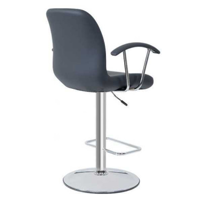 Modern gray chair designer bar stool metal stylish luxury furniture stool