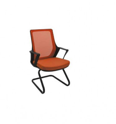 High-quality office chair orange desk chair modern textile chair fabric new