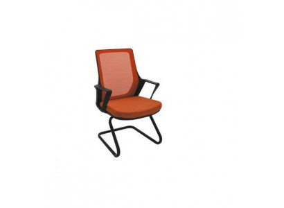 High-quality office chair orange desk chair modern textile chair fabric new