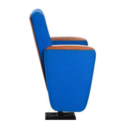 Art Deco armchair sofa 1-seat for theater design luxury blue textile