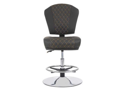 Stylish Bar Stool Chair Designer Metal Dining Chair Stool Bar Grey New