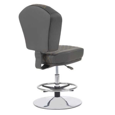 Stylish Bar Stool Chair Designer Metal Dining Chair Stool Bar Grey New