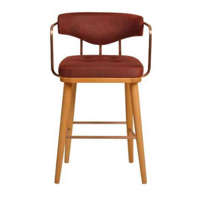 Stylish Bar Stool Chair Designer Wooden Chair Dining Chair Stool Bar Brown New