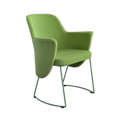 Dining chair, chair, kitchen chair, armchair, seater, fabric, modern, wood, green, new