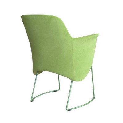 Dining chair, chair, kitchen chair, armchair, seater, fabric, modern, wood, green, new