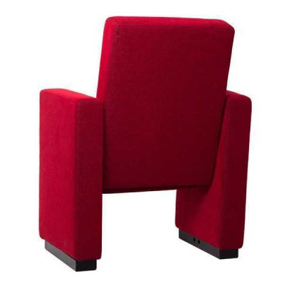 Armchair Sofa 1-Seater Design Luxury Red Chair Classic Fabric Textile New