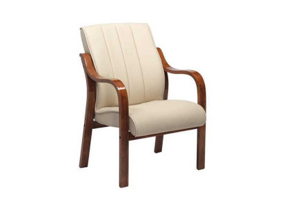Modern armchair study room office furniture upholstered armchair faux leather seat