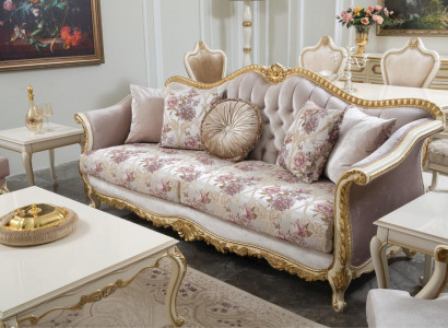 Sofa 3-seater classical couches luxury furniture sofas fabric couch three-seater
