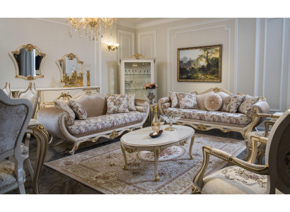 Sofa set sofa couch coffee table armchair sofas set fabric 311 set of 5 pieces.