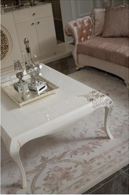 Coffee Table Living Room Design Furniture Luxury Wood Classic New