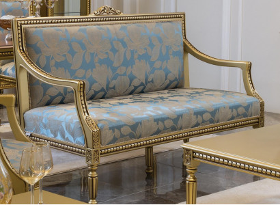 Two-seater classic sofa couch upholstered furniture Italian furniture sofas couches