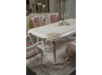 Luxury dining table design table dining room tables wooden tables Italian furniture 228cm