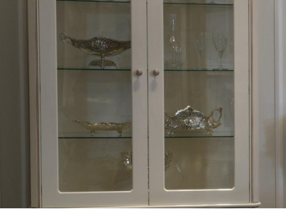 Classic showcase sideboard display glass cabinets Italian furniture wood