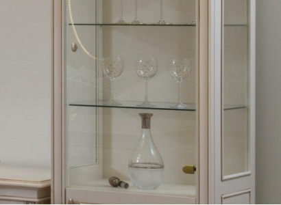 Display cabinet glass wooden cabinets living room showcases Italian luxury