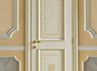 Interior doors Baroque Rococo custom-made with frame classic solid wood doors Italy