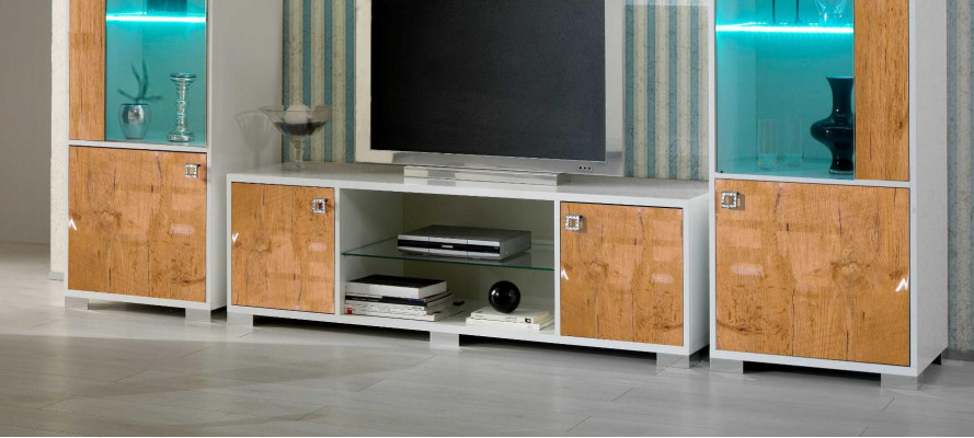 RTV Design Sideboard TV High Gloss Low Dresser New Cabinet Wall Luxury Wardrobe