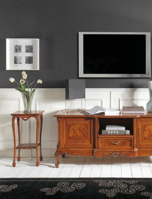 TV sideboard lowboard cabinet RTV living room table wooden furniture + new coffee table