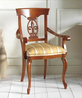 Dining room chair luxury classic chairs wood design wooden chair Italian furniture