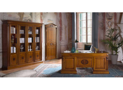 Desk Office Table Noble Wood Tables Baroque Rococo Antique Style 185x90cm