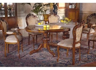 Classic luxury table wood tables baroque rococo decoration antique style dining living