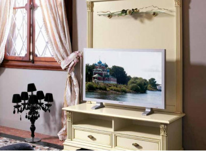 TV cabinet wall sideboard RTV low Italian furniture antique style wood