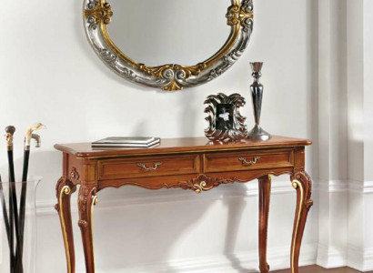 Console table mirror sideboard set new wood Italian furniture style StileElisa