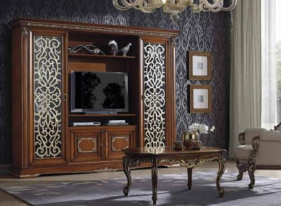 Designer living room TV wall unit media wall TV wall TV cabinet living wall solid wood