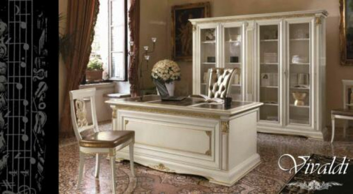 Desk Office Table Noble Solid Wood Tables Baroque Rococo Antique Style 186x91cm New