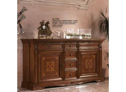 Baroque Rococo Buffet Dresser Luxury Dressers Antique Style Genuine Solid Wood New XXL Big
