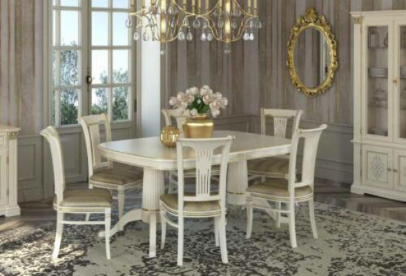 Dining group room chair tables set 4 chairs + table furniture solid wood seat cushion new