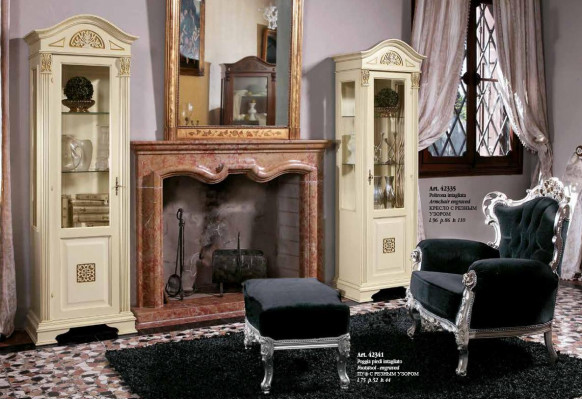 Noble display cabinet antique style cabinet showcase living room glass new solid wood