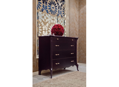 Chest of drawers with 4 drawers sideboard wooden cabinet dresser chests of drawers purple