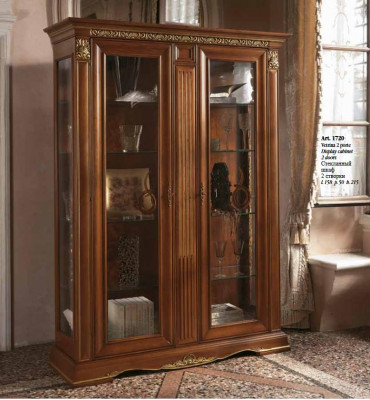 Display cabinet showcase living room show cabinets design baroque rococo Italy