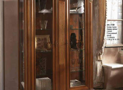 Display cabinet showcase living room show cabinets design baroque rococo Italy