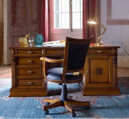 Furnishing home office furniture table armchair 2-piece set Baroque