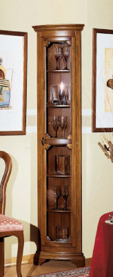 Design furniture Italian brown showcase wood luxury cabinets classic sideboard