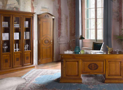 Baroque door + frame interior doors custom-made classic wooden doors