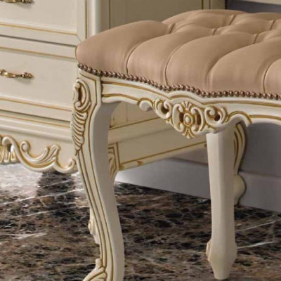 Baroque Rococo Dressing Table Console Tables + Stool Hairdressing Table Make Up Table Solid Wood