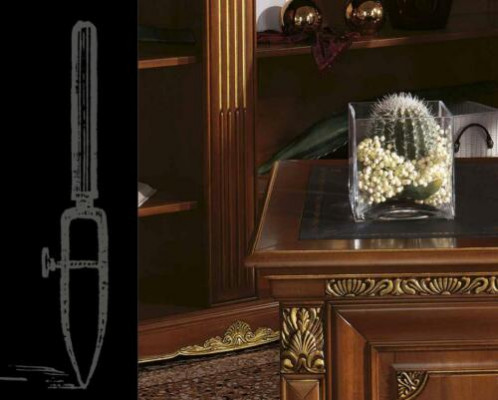 Office bookshelf XXL file cabinet noble luxury furniture antique style cabinet solid wood